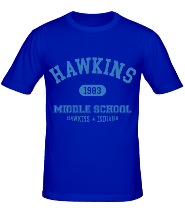 Мужская футболка Hawkins Miiddle School