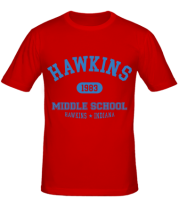 Мужская футболка Hawkins Miiddle School фото