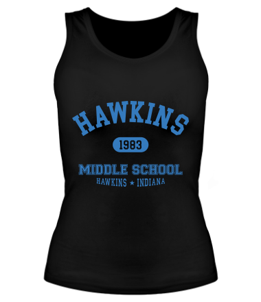 Женская майка борцовка Hawkins Miiddle School
