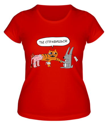 Женская футболка Год Кролика
