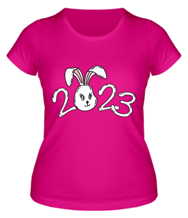 Женская футболка Год Зайца 2023
