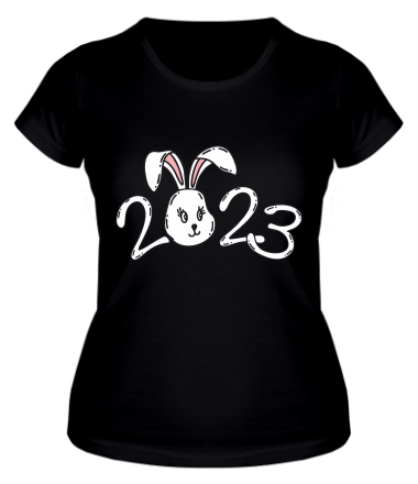Женская футболка Год Зайца 2023