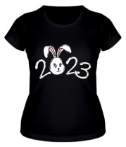 Женская футболка Год Зайца 2023 фото