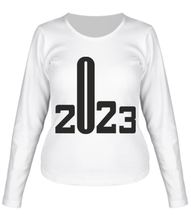 Женская футболка длинный рукав Fuck  2023