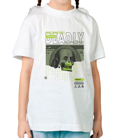Детская футболка deadly dollar