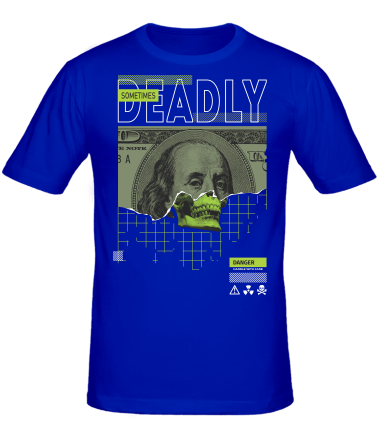 Мужская футболка deadly dollar
