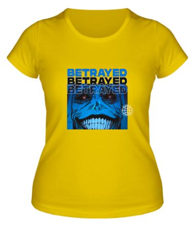 Женская футболка betrayed
