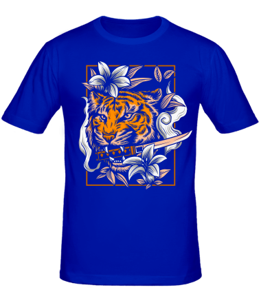 Мужская футболка тигр