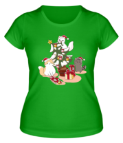 Женская футболка три котенка фото
