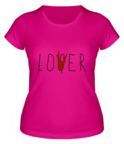 Женская футболка LOVER ОНО фото