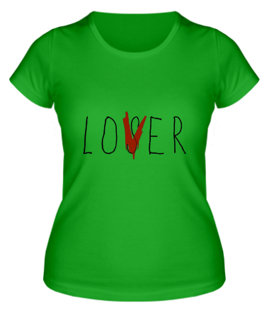 Женская футболка LOVER ОНО