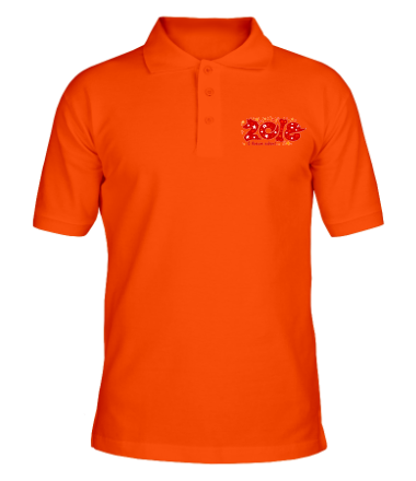 Мужская футболка поло Новый год 2018