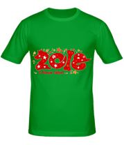 Мужская футболка Новый год 2018 фото