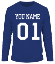 Мужская футболка длинный рукав С именем фото