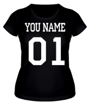 Женская футболка С именем фото