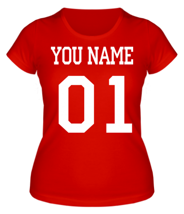 Женская футболка С именем