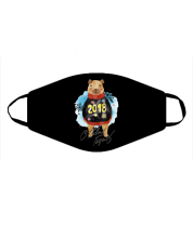 Маска C новым годом 2018 фото