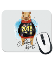 Коврик для мыши C новым годом 2018 фото