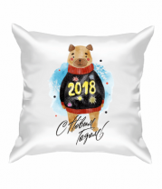 Подушка C новым годом 2018 фото