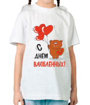 Детская футболка С днем Всех Влюбленных                                                                                                    фото