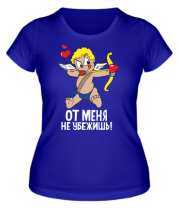 Женская футболка От любви не убежишь                                                                                           фото
