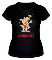 Женская футболка Обрати внимание                                                                                         фото