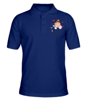 Мужская футболка поло С днем Всех Влюбленных                                                                                фото