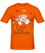 Мужская футболка С днем Всех Влюбленных                                                                               