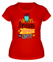 Женская футболка Лучшая дочь фото