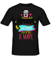 Мужская футболка Лучшая в мире бабушка фото