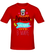 Мужская футболка Лучшая в мире бабушка фото
