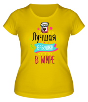 Женская футболка Лучшая в мире бабушка фото
