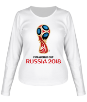 Женская футболка длинный рукав Чемпионат 2018 фото