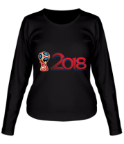 Женская футболка длинный рукав Чемпионат 2018 фото