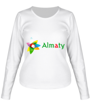 Женская футболка длинный рукав Алмата фото