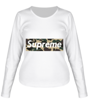 Женская футболка длинный рукав Supreme фото