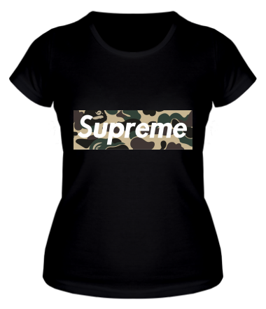 Женская футболка Supreme