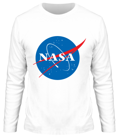 Мужская футболка длинный рукав NASA