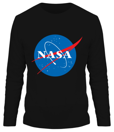 Мужская футболка длинный рукав NASA
