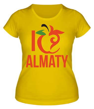 Женская футболка ALMATY