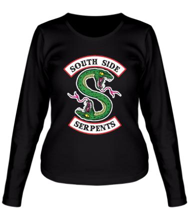 Женская футболка длинный рукав South Side Serpents