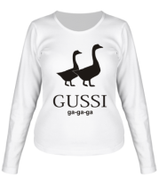 Женская футболка длинный рукав GUSSI