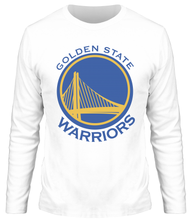 Мужская футболка длинный рукав Golden State Warriors Logo