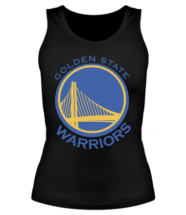 Женская майка борцовка Golden State Warriors Logo