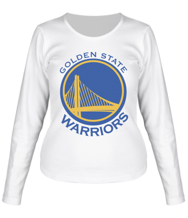 Женская футболка длинный рукав Golden State Warriors Logo