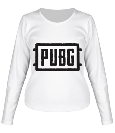 Женская футболка длинный рукав PUBG