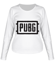 Женская футболка длинный рукав PUBG фото
