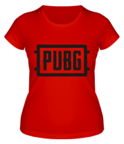 Женская футболка PUBG фото