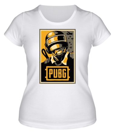 Женская футболка PUBG