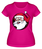 Женская футболка Дед мороз фото